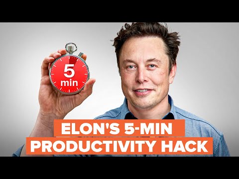 Elon Musk's 5-Minute Productivity System